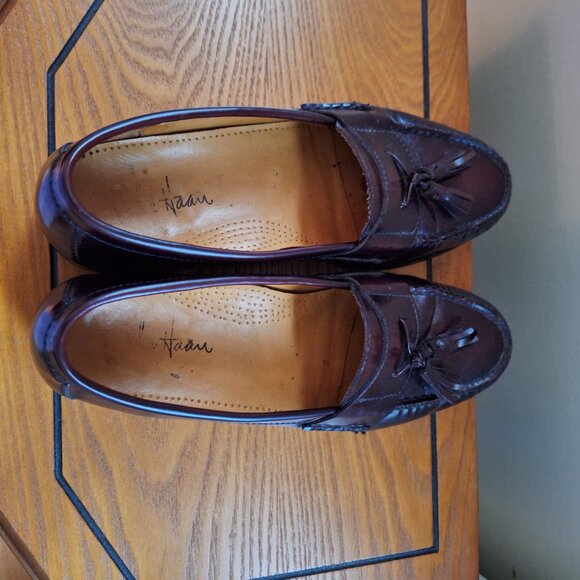 Cole Haan Men\'s Leather Pinch Tassel Loafers Cordovan Slip-On Shoes Size 10 D main image 7